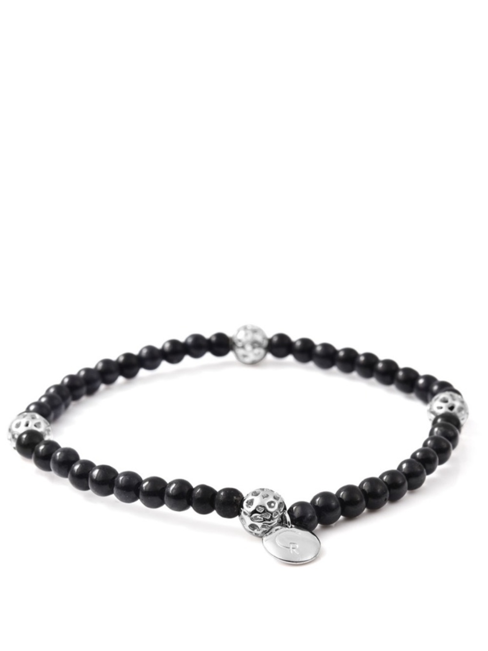 Rachel Galley Black Jade Bracelet